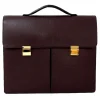 Louis Vuitton Vintage - Taiga Serviette Kazan Briefcase - Red Burgundy - Taiga Leather Business Bag - Luxury High Quality - Avvenice