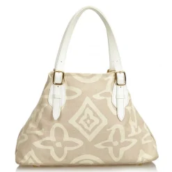 Louis Vuitton Vintage - Tahitienne Cabas PM Bag - Brown Beige - Canvas and Leather Handbag - Luxury High Quality - Avvenice