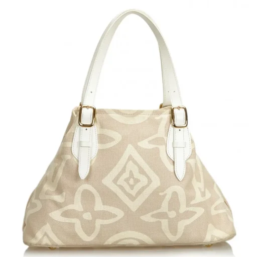 Louis Vuitton Vintage - Tahitienne Cabas PM Bag - Brown Beige - Canvas and Leather Handbag - Luxury High Quality - Avvenice