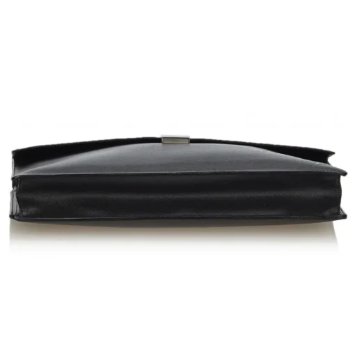 Louis Vuitton Vintage - Taiga Porte-Document Angara Briefcase - Black - Taiga Leather Briefcase - Luxury High Quality - Avvenice