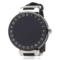 Louis Vuitton Vintage - Tambour Horizon QA051 - Black - LV Watch - Luxury High Quality - Avvenice