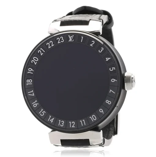 Louis Vuitton Vintage - Tambour Horizon QA051 - Black - LV Watch - Luxury High Quality - Avvenice