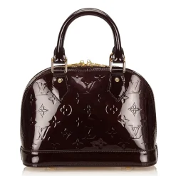 Louis Vuitton Vintage - Vernis Alma BB Handbag Bag - Black - Vernis Leather Handbag - Luxury High Quality - Avvenice