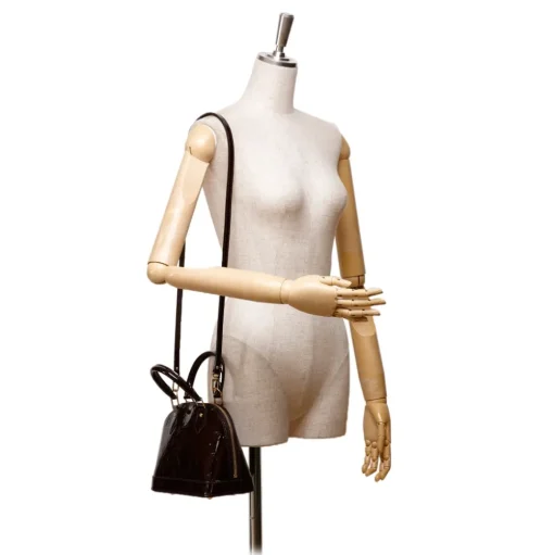 Louis Vuitton Vintage - Vernis Alma BB Handbag Bag - Black - Vernis Leather Handbag - Luxury High Quality - Avvenice
