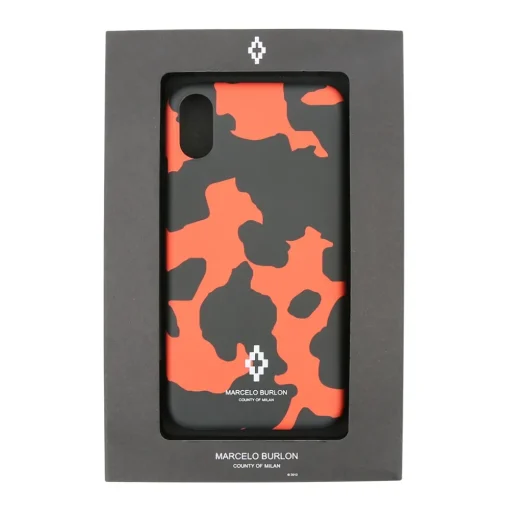 Marcelo Burlon - Camouflage Orange Cover - iPhone X / XS - Apple - County of Milan - Printed Case - Avvenice
