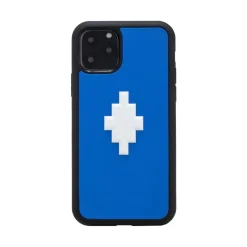 Marcelo Burlon - 3D Cross Blue Cover - iPhone 11 Pro - Apple - County of Milan - Printed Case - Avvenice