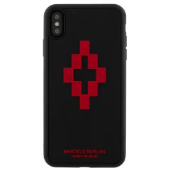 Marcelo Burlon - 3D Cross Red Cover - iPhone 11 Pro Max - Apple - County of Milan - Printed Case - Avvenice