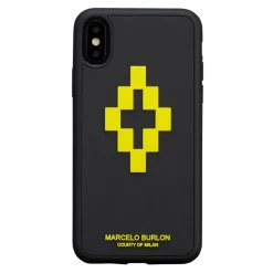 Marcelo Burlon - 3D Cross Yellow Cover - iPhone 8 / 7 - Apple - County of Milan - Printed Case - Avvenice