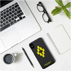Marcelo Burlon - 3D Cross Yellow Cover - iPhone 8 / 7 - Apple - County of Milan - Printed Case - Avvenice