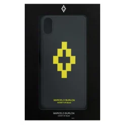 Marcelo Burlon - 3D Cross Yellow Cover - iPhone 8 / 7 - Apple - County of Milan - Printed Case - Avvenice