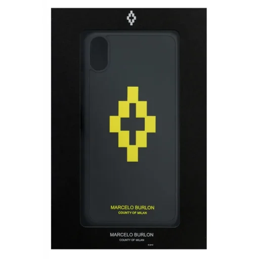 Marcelo Burlon - 3D Cross Yellow Cover - iPhone 8 / 7 - Apple - County of Milan - Printed Case - Avvenice