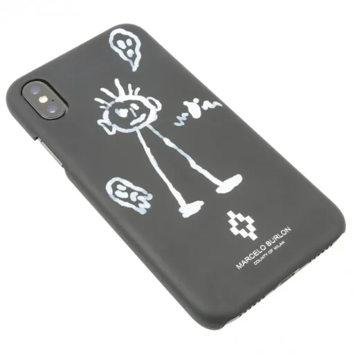 Marcelo Burlon - Kid Sketch Cover - iPhone XR - Apple - County of Milan - Printed Case - Avvenice