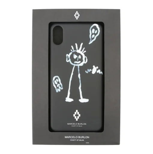 Marcelo Burlon - Kid Sketch Cover - iPhone XR - Apple - County of Milan - Printed Case - Avvenice