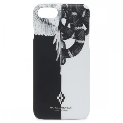 Marcelo Burlon - Orange Wings Cover - iPhone 8 Plus / 7 Plus - Apple - County of Milan - Printed Case - Avvenice