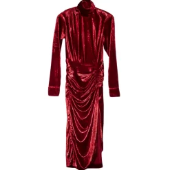 Margaux Avila - Dress - Red - Dress - Made in Italy - Luxury Exclusive Collection - Avvenice