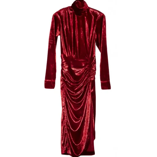 Margaux Avila - Dress - Red - Dress - Made in Italy - Luxury Exclusive Collection - Avvenice
