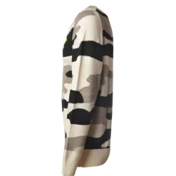 MC2 Saint Barth - Pullover Heron Snow Camo Opt - Military Pattern - Luxury Exclusive Collection - Avvenice
