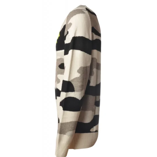 MC2 Saint Barth - Pullover Heron Snow Camo Opt - Military Pattern - Luxury Exclusive Collection - Avvenice