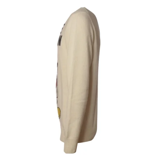 MC2 Saint Barth - Pullover Heron Mickey Mouse - Cream - Luxury Exclusive Collection - Avvenice