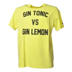 MC2 Saint Barth - T-Shirt Gin Tonic Gin Lemon - Fluo Yellow - Luxury Exclusive Collection - Avvenice