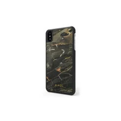 Mikol Marmi - Black Gold Marble iPhone Case - iPhone X / XS - Real Marble Case - iPhone Cover - Apple - Mikol Marmi Collection - Avvenice