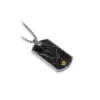 Mikol Marmi - Black Marquina Gemstone Marble Dog Tag - Real Marble - Mikol Marmi Collection - Avvenice