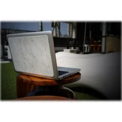 Mikol Marmi - Carrara White Marble MacBook Skin - 15 - Real Marble Skin - MacBook Skin - Apple - Mikol Marmi Collection - Avvenice