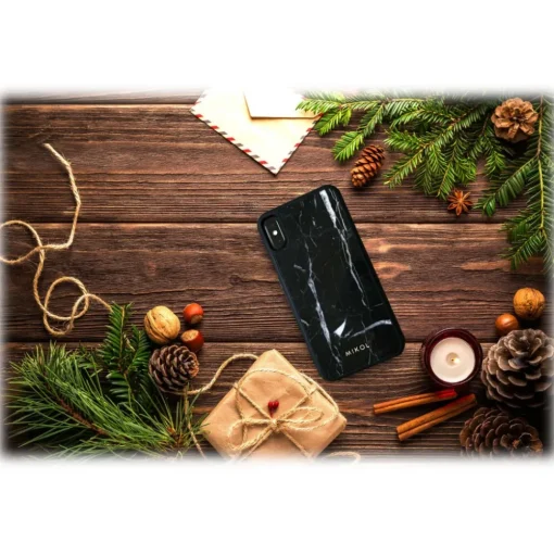 Mikol Marmi - Marquina Black Marble iPhone Case - iPhone 11 Pro - Real Marble - iPhone Cover - Apple - Exclusive Collection - Avvenice