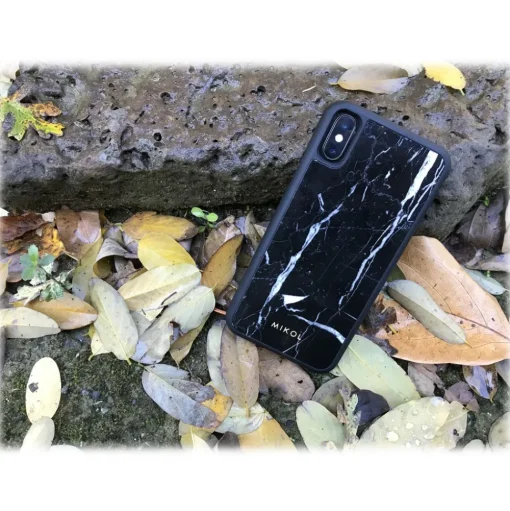 Mikol Marmi - Marquina Black Marble iPhone Case - iPhone 11 Pro - Real Marble - iPhone Cover - Apple - Exclusive Collection - Avvenice