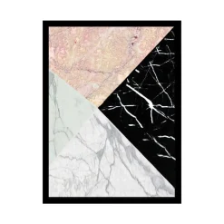 Mikol Marmi - Real Marble Geometric Art Piece - Regular - Real Marble - Mikol Marmi Collection - Avvenice
