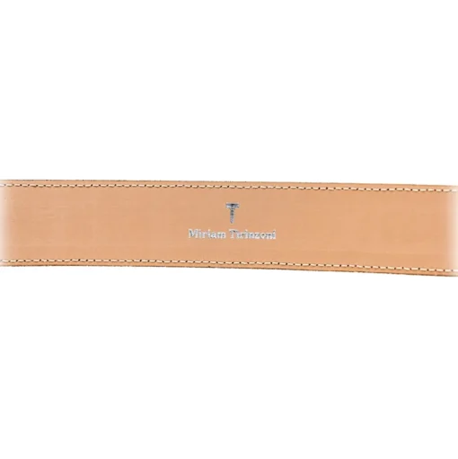 Miriam Tirinzoni - Black Python Leather Belt - Belt - Luxury Exclusive Collection - Avvenice