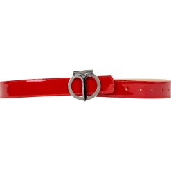 Miriam Tirinzoni - Red Patent Leather Belt - Belt - Luxury Exclusive Collection - Avvenice