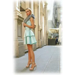 Miriam Tirinzoni - Shawl - Gray - Shawl - Luxury Exclusive Collection - Avvenice