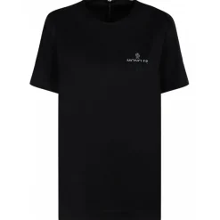 Moncler - Black Cotton Jersey Logo T-Shirt - Moncler Exclusive Luxury Collection - Avvenice