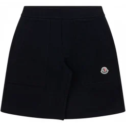 Moncler - Black Logo Patch Shorts - Moncler Exclusive Luxury Collection - Avvenice