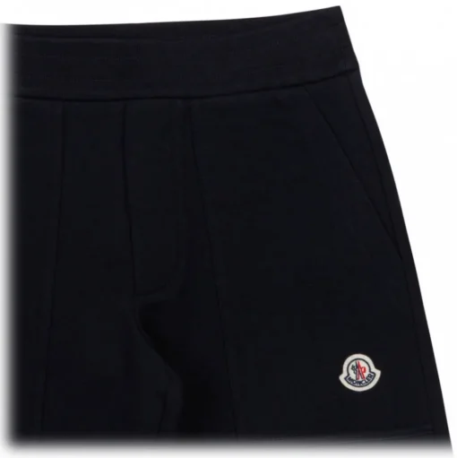 Moncler - Black Logo Patch Shorts - Moncler Exclusive Luxury Collection - Avvenice