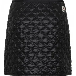 Moncler - Black Padded Skirt - Moncler Exclusive Luxury Collection - Avvenice