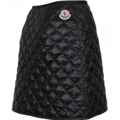 Moncler - Black Padded Skirt - Moncler Exclusive Luxury Collection - Avvenice