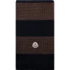 Moncler - Brown and Black Scarf - Moncler Exclusive Luxury Collection - Avvenice