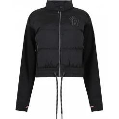 Moncler Grenoble - Black Zip Up Cardigan - Moncler Grenoble Exclusive Luxury Collection - Avvenice
