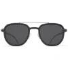 Mykita - Alder - Mykita Mylon - Grey Shiny Graphite - Metal Collection - Sunglasses - Mykita Eyewear - Avvenice