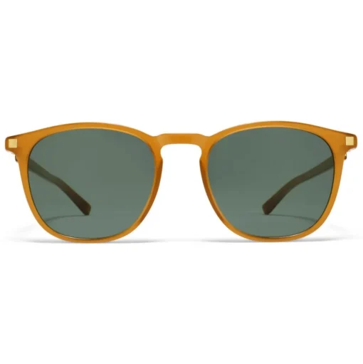 Mykita - Aluki - Lite - Dark Amber Dark Green - Acetate Collection - Sunglasses - Mykita Eyewear - Avvenice