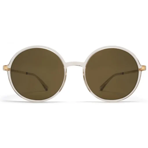 Mykita - Anana - Lite - Champagne Gold Brown - Acetate Collection - Sunglasses - Mykita Eyewear - Avvenice