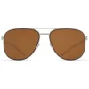 Mykita - Caleb - NO1 - Silver Amber Brown - Metal Collection - Sunglasses - Mykita Eyewear - Avvenice