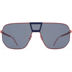 Mykita - Cayenne - Mykita Mylon - Red Dark Blue - Mylon Collection - Sunglasses - Mykita Eyewear - Avvenice