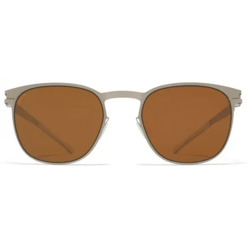 Mykita - Easton - NO1 - Silver Amber Brown - Metal Collection - Sunglasses - Mykita Eyewear - Avvenice