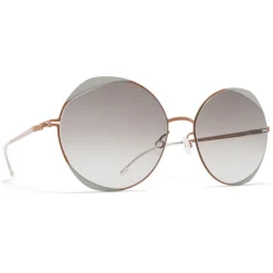 Mykita - Elisa - Decades - Shiny Copper Grey - Metal Collection - Sunglasses - Mykita Eyewear - Avvenice