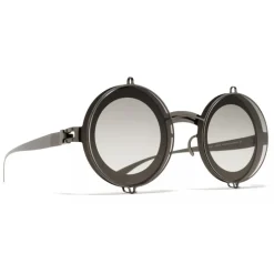 Mykita - Fedor - Mykita & Damir Doma - Shiny Graphite Grey - Metal Collection - Sunglasses - Mykita Eyewear - Avvenice