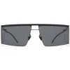 Mykita - HL001 - Mykita & Helmut Lang - Black Clear - Metal Collection - Sunglasses - Mykita Eyewear - Avvenice