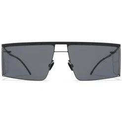 Mykita - HL001 - Mykita & Helmut Lang - Black Clear - Metal Collection - Sunglasses - Mykita Eyewear - Avvenice